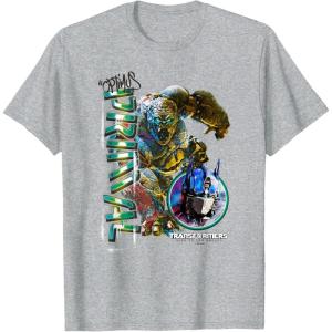Transformers: Rise of the Beasts Optimus Primal Urban Style T-Shirt(Heather Grey)