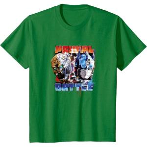 Transformers: Rise of the Beasts Primal Battle Action Poster T-Shirt(Kelly Green)