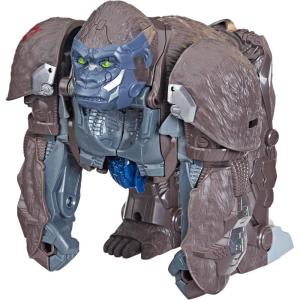 Transformers Toy Rise of The Beasts Movie, Smash Changer Optimus Primal Converting Action Figure for Ages 6 and Up, 9-Inch(SMASH CHANGER OPTIMUS)