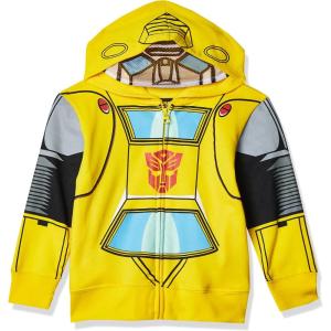 Transformers boys Bumblebee Character Hoodies(Yellow)