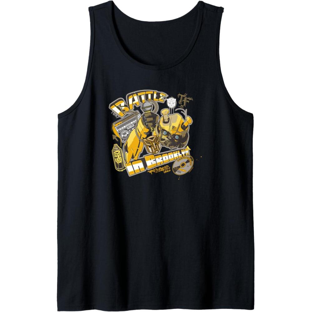 imageTransformers Rise of the Beasts Battle In Brooklyn Retro Tank TopBlack