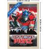 Hasbro Transformers: Rise of the Beasts – Optimus Prime Graffiti Wall Poster, 34L” x 22.4W”, Mahogany Framed Version(Blonde Framed Version)