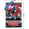 Hasbro Transformers: Rise of the Beasts – Optimus Prime Graffiti Wall Poster, 34L” x 22.4W”, Mahogany Framed Version(White Framed Version)