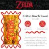 Transformers Optimus Prime Super Soft Cotton Bath/Pool/Beach Towel, 60 in x 30 in, (Official Licensed Product) by Franco Collectibles(Legend of Zelda)