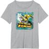 Transformers: Rise of the Beasts Bring The Noise Bee Art T-Shirt(Heather Grey)