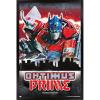 Hasbro Transformers: Rise of the Beasts – Optimus Prime Graffiti Wall Poster, 34L” x 22.4W”, Mahogany Framed Version(Black Framed Version)