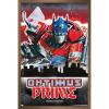 Hasbro Transformers: Rise of the Beasts – Optimus Prime Graffiti Wall Poster, 34L” x 22.4W”, Mahogany Framed Version(Bronze Framed Version)