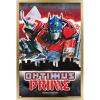 Hasbro Transformers: Rise of the Beasts – Optimus Prime Graffiti Wall Poster, 34L” x 22.4W”, Mahogany Framed Version(Gold Framed Version)