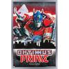 Hasbro Transformers: Rise of the Beasts – Optimus Prime Graffiti Wall Poster, 34L” x 22.4W”, Mahogany Framed Version(Silver Framed Version)