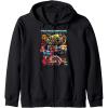 Transformers: Rise of the Beasts Epic Graffiti Battle Panels Zip Hoodie(Black)
