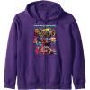 Transformers: Rise of the Beasts Epic Graffiti Battle Panels Zip Hoodie(Purple)