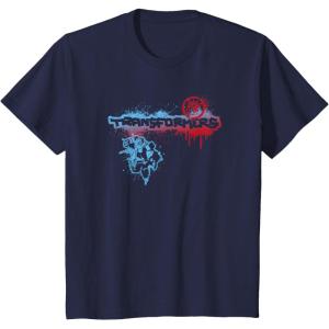 Kids Transformers Bumblebee Graffiti Paint Splat Vintage Logo T-Shirt(Navy Blue)