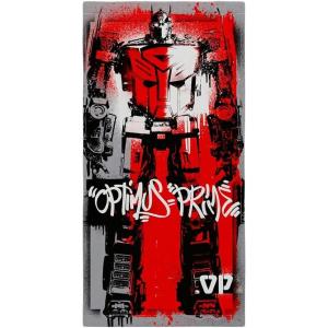 Transformers Optimus Prime Super Soft Cotton Bath/Pool/Beach Towel, 60 in x 30 in, (Official Licensed Product) by Franco Collectibles(Transformers)