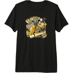 Transformers: Rise of the Beasts Battle In Brooklyn Retro Premium T-Shirt(Black)