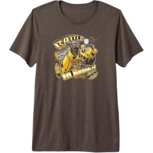 Transformers: Rise of the Beasts Battle In Brooklyn Retro Premium T-Shirt(Brown)
