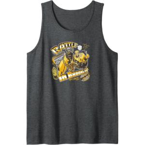 Transformers: Rise of the Beasts Battle In Brooklyn Retro Tank Top(Dark Heather Grey)