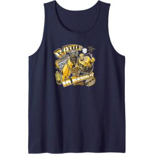 Transformers: Rise of the Beasts Battle In Brooklyn Retro Tank Top(Navy Blue)