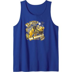 Transformers: Rise of the Beasts Battle In Brooklyn Retro Tank Top(Royal Blue)