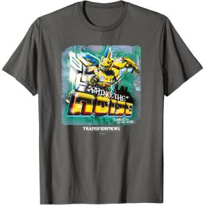 Transformers: Rise of the Beasts Bring The Noise Bee Art T-Shirt(Asphalt Grey)