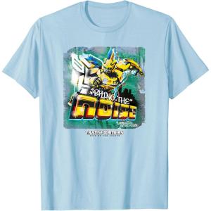 Transformers: Rise of the Beasts Bring The Noise Bee Art T-Shirt(Baby Blue)