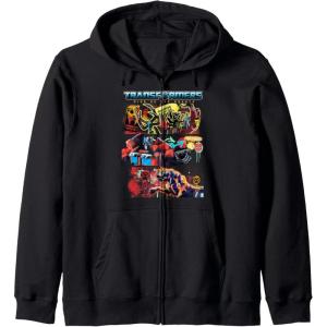 Transformers: Rise of the Beasts Epic Graffiti Battle Panels Zip Hoodie(Black)