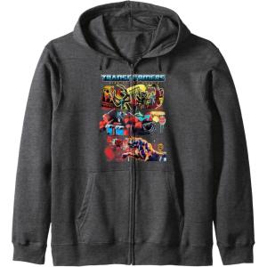 Transformers: Rise of the Beasts Epic Graffiti Battle Panels Zip Hoodie(Dark Heather Grey)