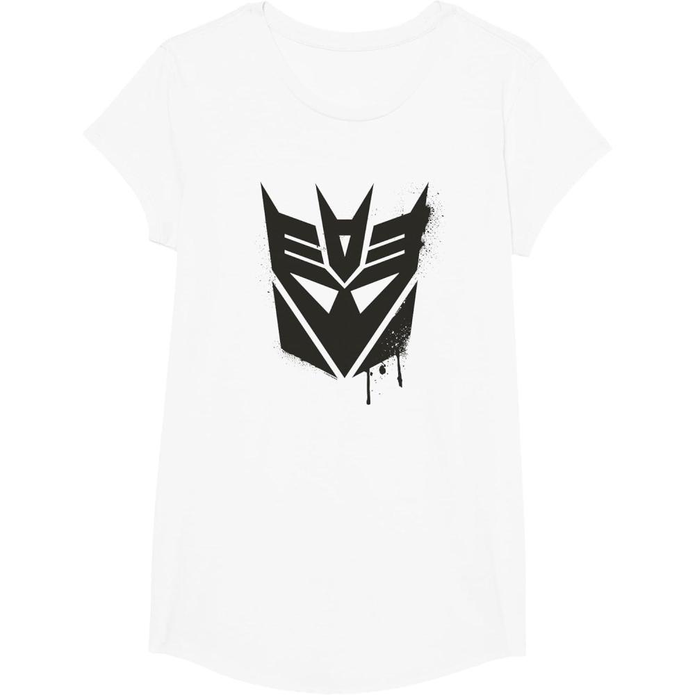 image:imageTransformers Decepticons Dripping Paint Logo Silhouette TShirtWhite