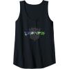Transformers Autobots Written In Cybertronian Distressed Tank Top(Black)