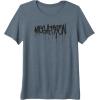 Transformers Megatron Dripping Graffiti Text Logo Premium T-Shirt(Slate Grey)