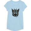 Transformers Decepticons Dripping Paint Logo Silhouette T-Shirt(Baby Blue)