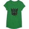 Transformers Decepticons Dripping Paint Logo Silhouette T-Shirt(Kelly Green)