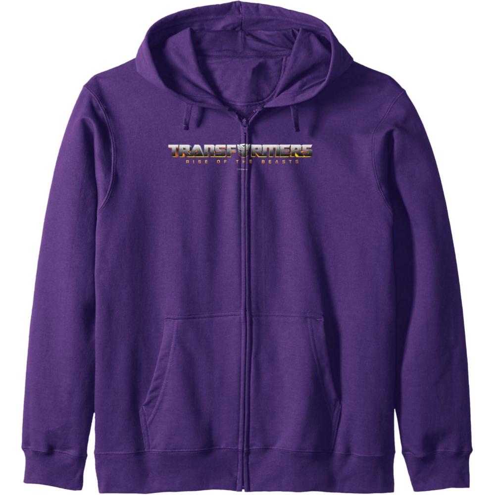 image:imageTransformers Rise of the Beasts Shaded Movie Logo Zip HoodiePurple
