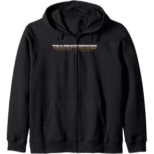 Transformers: Rise of the Beasts Shaded Movie Logo Zip Hoodie(Black)