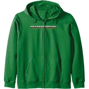 Transformers: Rise of the Beasts Shaded Movie Logo Zip Hoodie(Dark Green)