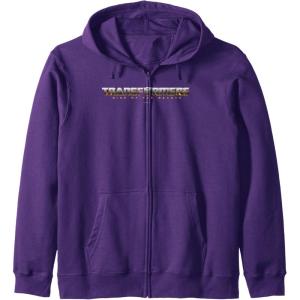 Transformers: Rise of the Beasts Shaded Movie Logo Zip Hoodie(Purple)