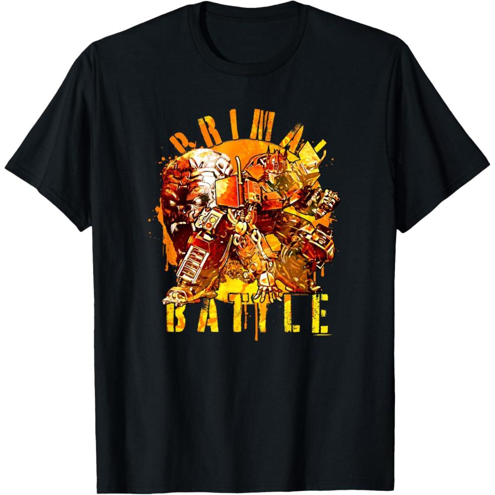 image:imageTransformers Rise of the Beasts Primal Battle Dripping TShirtBlack