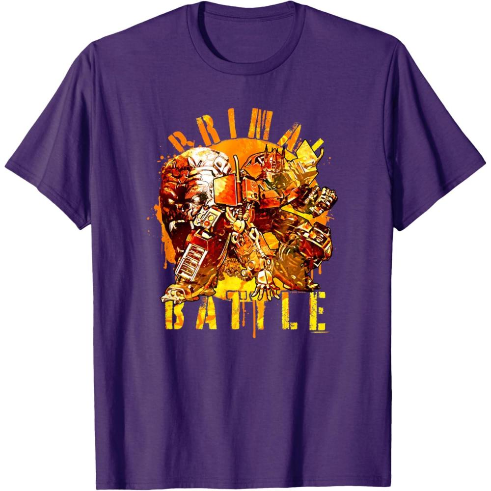 image:imageTransformers Rise of the Beasts Primal Battle Dripping TShirtPurple