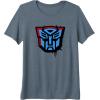 Transformers Autobots Dripping Spray Paint Logo Premium T-Shirt(Slate Grey)