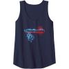 Transformers Bumblebee Graffiti Paint Splat Vintage Logo Tank Top(Navy Blue)