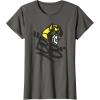 Transformers Classic BB Bumblebee Graffiti Face Portrait T-Shirt(Asphalt Grey)