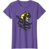 Transformers Classic BB Bumblebee Graffiti Face Portrait T-Shirt(Purple Heather)