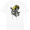 Transformers Classic BB Bumblebee Graffiti Face Portrait T-Shirt(White)