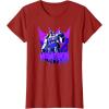 Transformers Megatron Graffiti Painted Wall Portrait T-Shirt(Cranberry Red)
