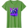 Transformers Megatron Graffiti Painted Wall Portrait T-Shirt(Grass Green)