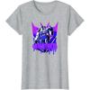 Transformers Megatron Graffiti Painted Wall Portrait T-Shirt(Heather Grey)