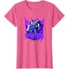 Transformers Megatron Graffiti Painted Wall Portrait T-Shirt(Pink Heather)
