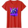 Transformers Megatron Graffiti Painted Wall Portrait T-Shirt(Red)