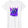 Transformers Megatron Graffiti Painted Wall Portrait T-Shirt(White)