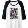 Transformers: Rise of the Beasts Battle In Brooklyn Graffiti Raglan Baseball Tee(Black/White)
