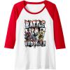 Transformers: Rise of the Beasts Battle In Brooklyn Graffiti Raglan Baseball Tee(Red/White)